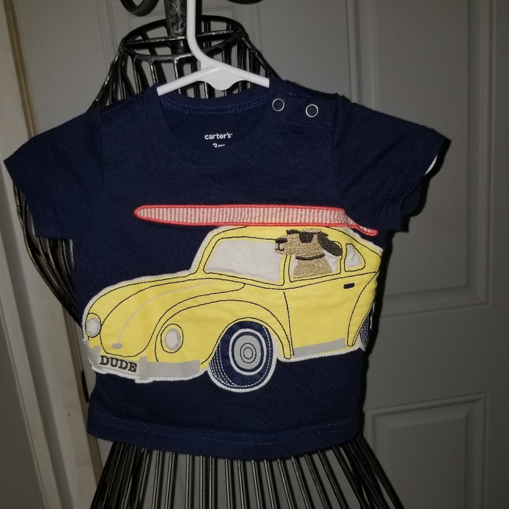 Carter's Beach Buggy & Dog Applique Tee